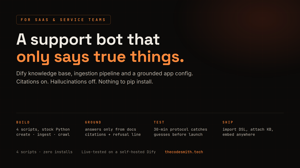 Chatbot Knowledge-Base Starter (Dify)