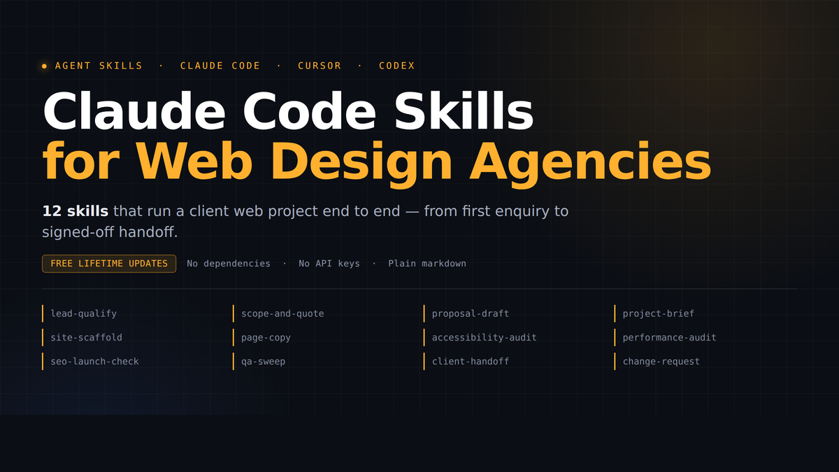 Claude Code Skills for Web Agencies