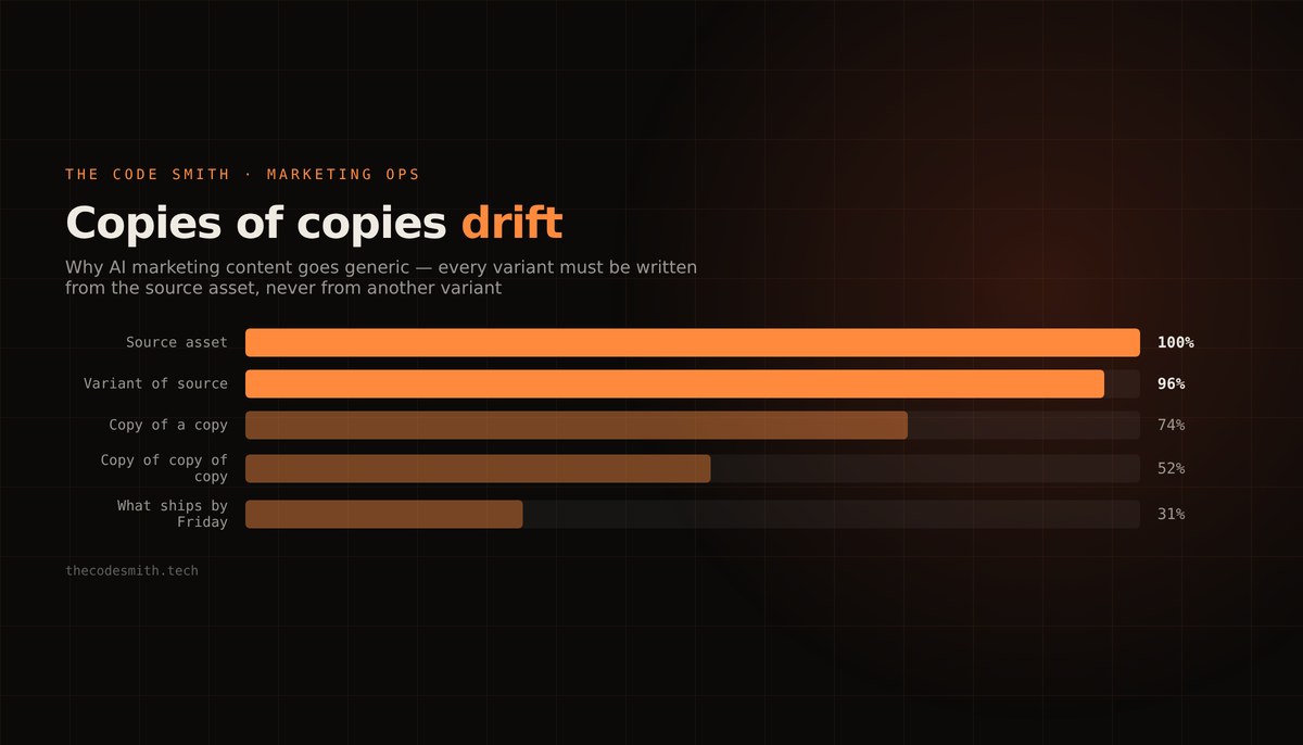 Why AI Marketing Content Sounds Generic — and the Process That Fixes It